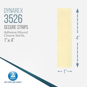 Alternative view of 1" x 4" SecureStrip Adhesive Wound Closures, 4 per pouch