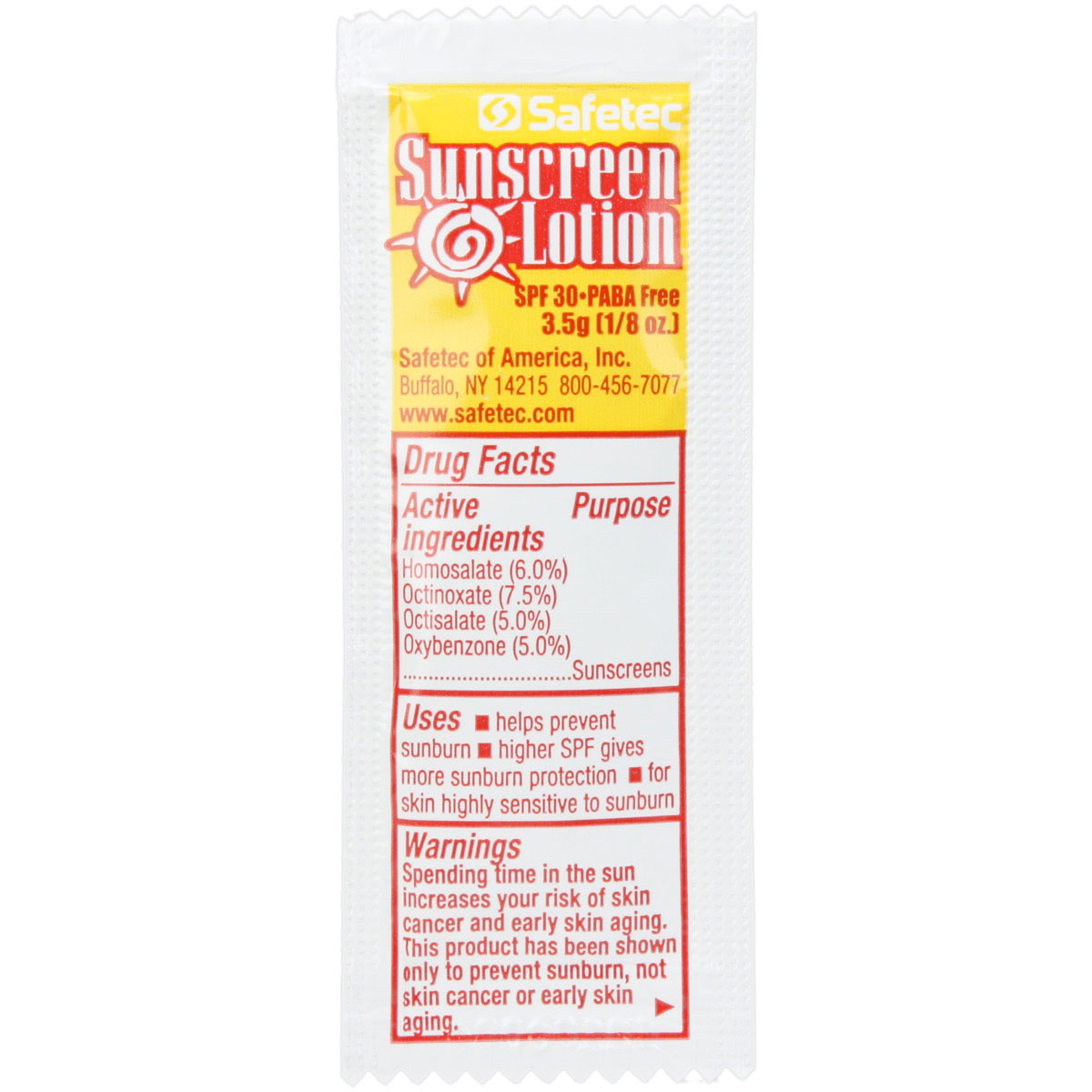 Sunscreen, 3.5 g. (.123 oz.) Pouch, 1 each - Image 3