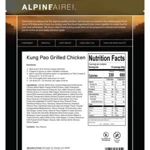 Alternative view of Kung Pao Grilled Chicken - Cook in the Pouch