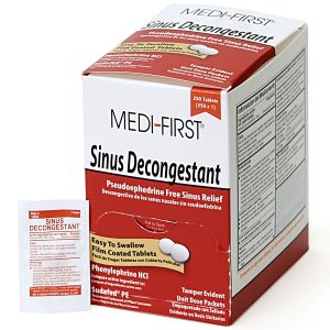 Sinus Decongestant, 250/box