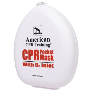 Alternative view of American CPR Pocket Mask, Plastic Case, Adult/Child/Infant with O2 Inlet