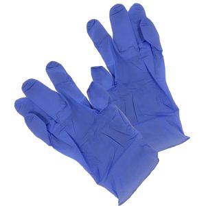 Nitrile Gloves in Large Zip Bag, 1 Pair