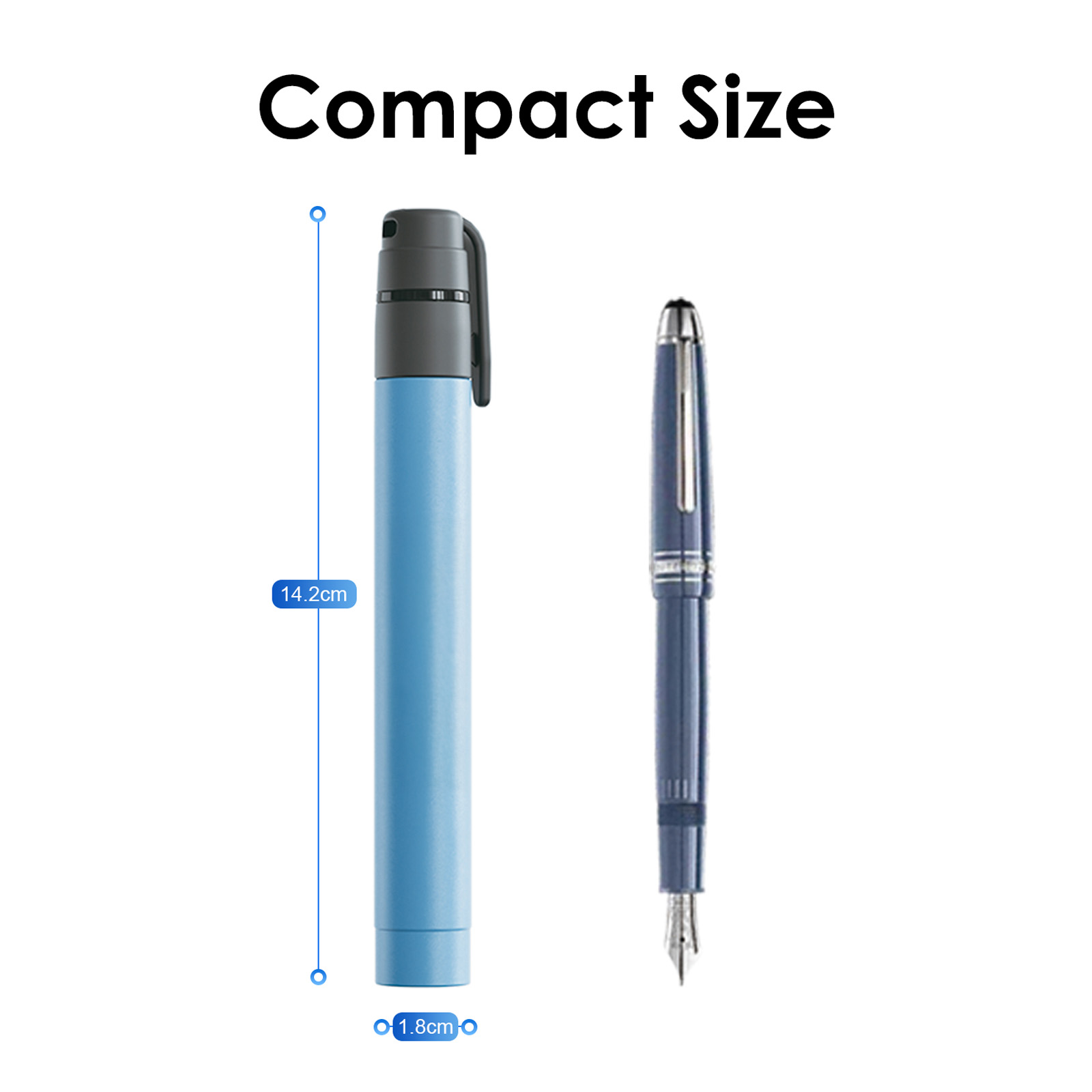 HygieniSafe® Ultra Compact Water Purification Straw - 2 Pack - Image 2