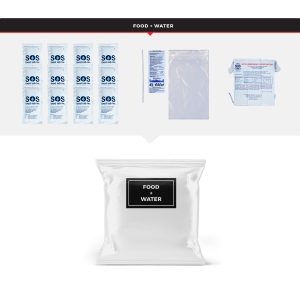 Alternative view of 1 Person Comfort Survival Kit, Backpack
