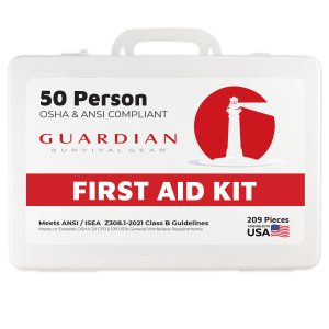 Guardian 25-50 Person First Aid Kit - Plastic