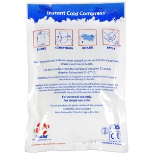 Alternative view of 6" x 9" Instant Cold Compress, Case of 50