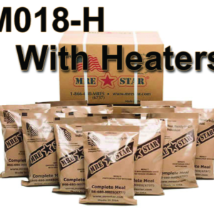 2 Cases of 12 Single Complete MRE Meals –2 Person-6-Days-Standard Variety With Heaters