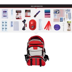 Deluxe Dog Survival Kit, Backpack