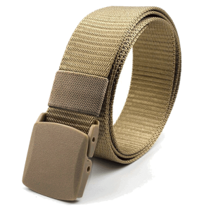 Adjustable Nylon Belt with Plastic Buckle